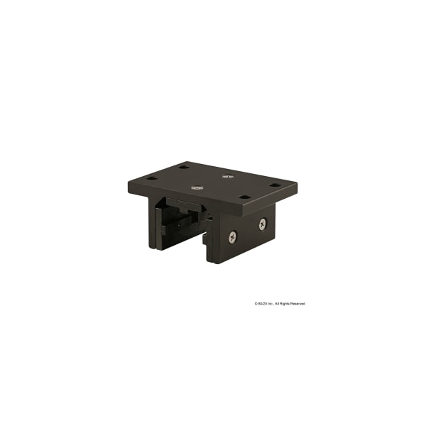 Black 40S Shrt Dbl Flange Linear Bearing