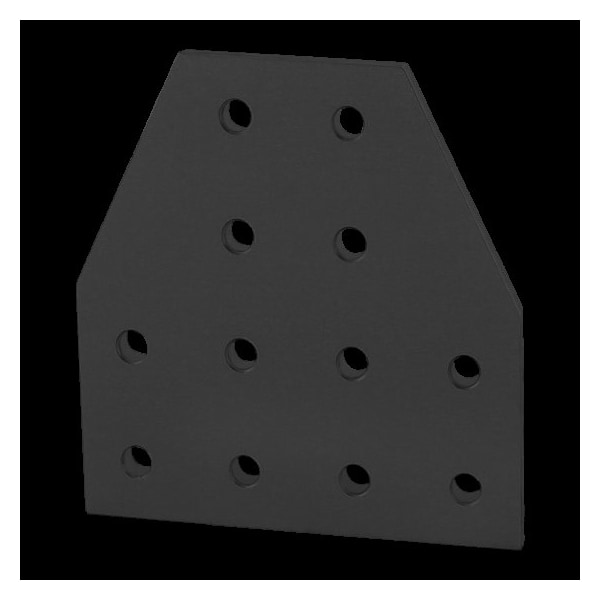 Black 10 S 12 Hole Tee Joining Plate
