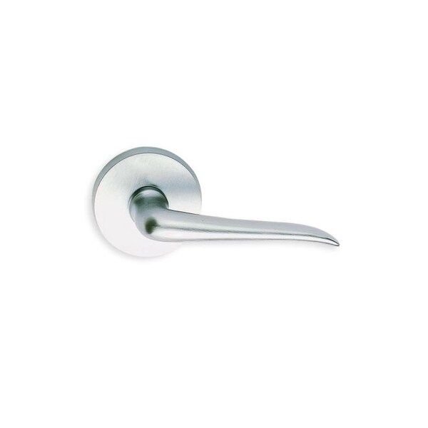 Right Hand 42 Knob with 2-5/8" Rose Single Dummy Satin Nickel