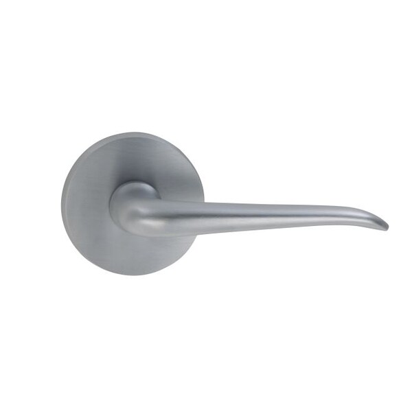 Right Hand 42 Knob with 2-5/8" Rose Single Dummy Satin Chrome