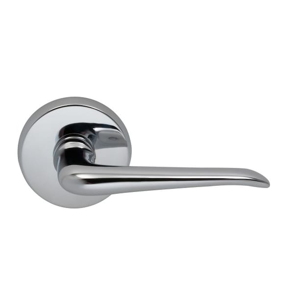 Knob 2-5/8" Rose Priv 2-3/4" BS T 1-3/4" Door Bright Chrome 42