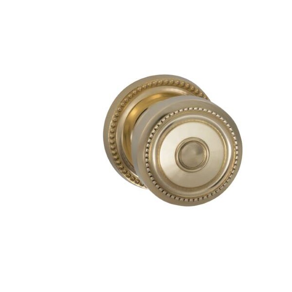 Knob 2-5/8" Rose Priv 234BS Full Lip 1-3/8" Doors ULQ Bright Brass 430