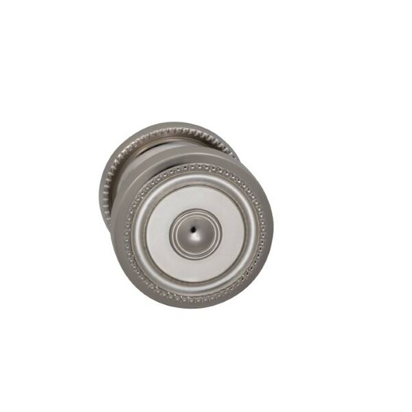Knob 2-3/16" Rose Pass 2-3/8" BS Full Lip 1-3/8" Doors BR NKL 430