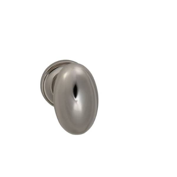Knob 1-3/4" Rose Pass 2-3/8" BS T 1-3/4" Doors Bright Nickel 432