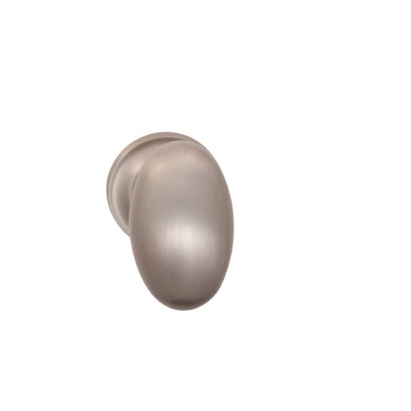 Knob 1-3/4" Rose Pass 2-3/8" BS T 1-3/4" Doors Satin Nickel 432