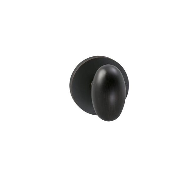 Knob Modern Rose Priv 2-3/4" BS Full Lip Strike Tuscan Bronze 434