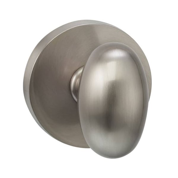 Knob Modern Rose Passage 2-3/8" Backset, T Strike Satin Nickel 434