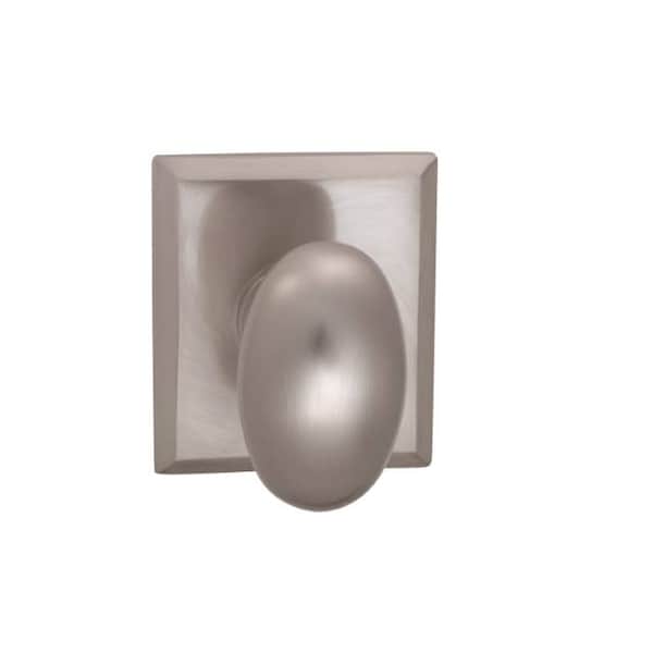 Knob Rectangular Rose Priv 2-3/4" BS T Strike Satin Nickel 434