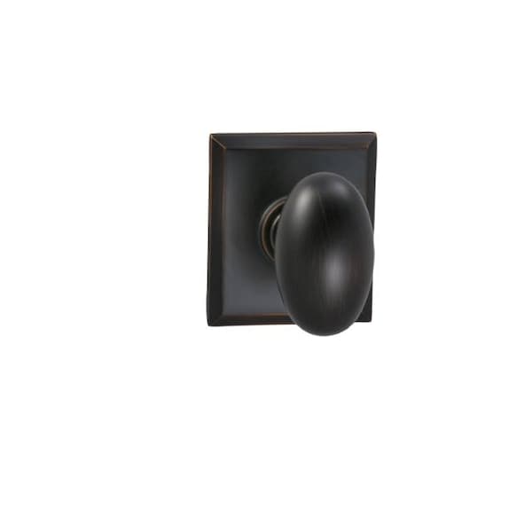 Knob Rectangular Rose Priv 2-3/4" BS T Strike Tuscan Bronze 434
