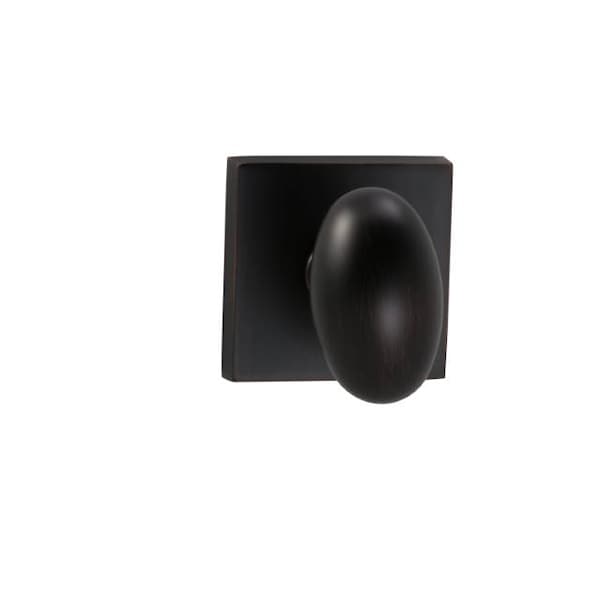 Knob with Square Rose Single Dummy Tuscan Bronze 434