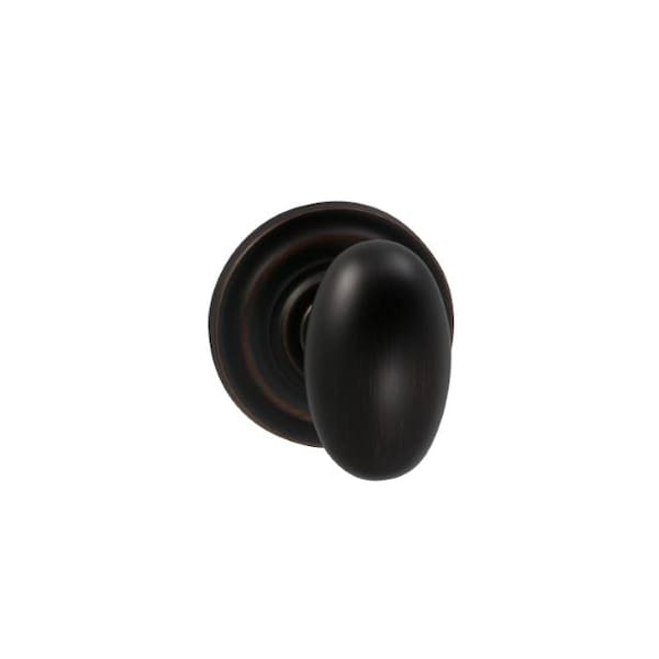 Knob with Traditional Rose Single Dummy Tuscan Bronze 434