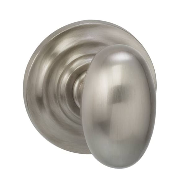 Knob Traditional Rose Pass 2-3/4" BS Full Lip Strike Satin Nickel 434