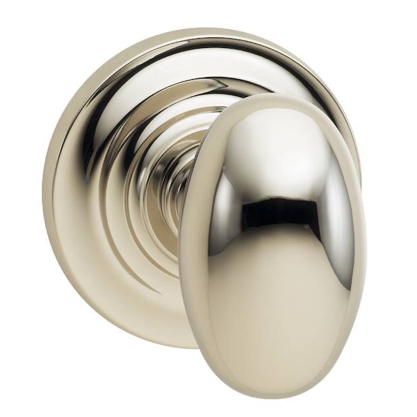 Knob Traditional Rose Pass 2-3/4" BS T Strike Bright Nickel 434