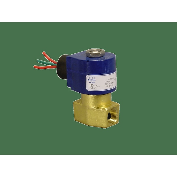 Valve 1/8" Nc 120V Vitonseat, Brsbody