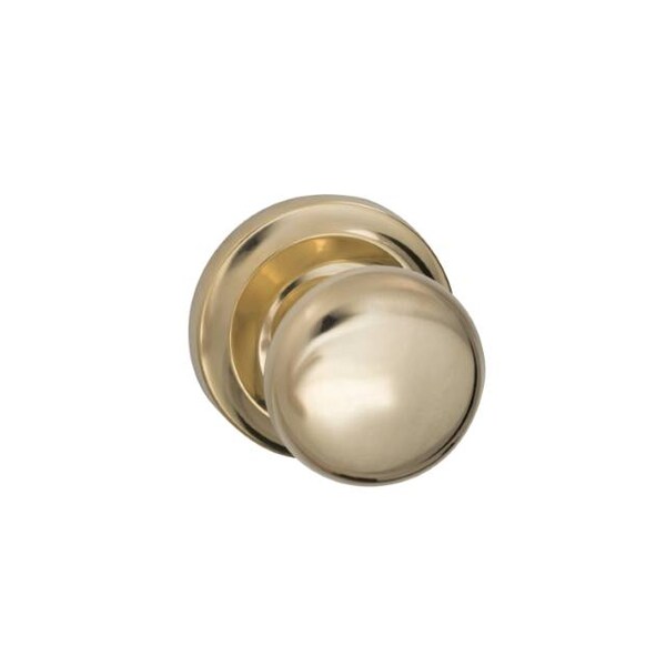 Knob 2-5/8" Rose Priv 234BS Full Lip 1-3/8" Doors ULQ Bright Brass 442