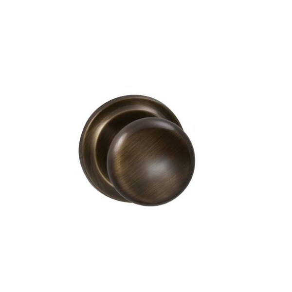Knob 2-5/8" Rose Priv 238BS Full Lip 1-3/4" Doors Shaded Bronze 442