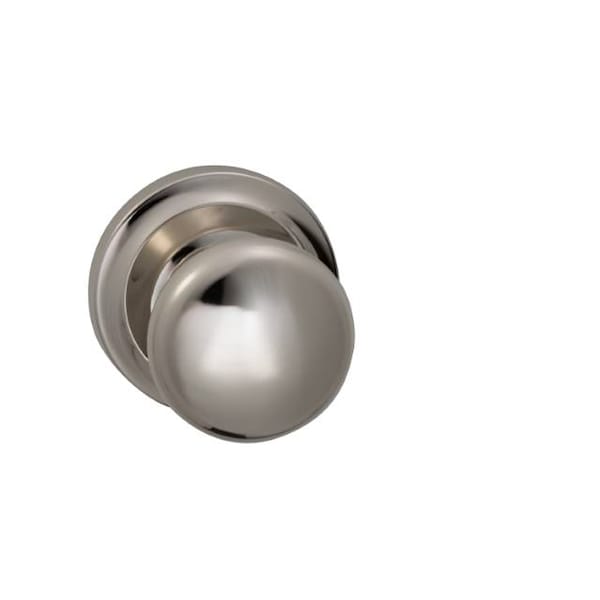 Knob 2-5/8" Rose Priv 2-3/8" BS Full Lip 1-3/8" Doors BR NKL 442