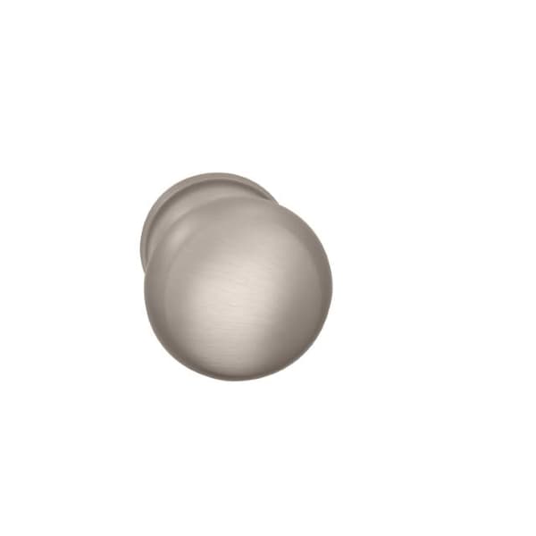 Knob 1-3/4" Rose Pass 2-3/8" BS T 1-3/8" Doors Satin Nickel 442