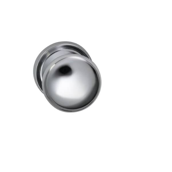 Knob with 2-3/16" Rose Single Dummy Bright Chrome 442