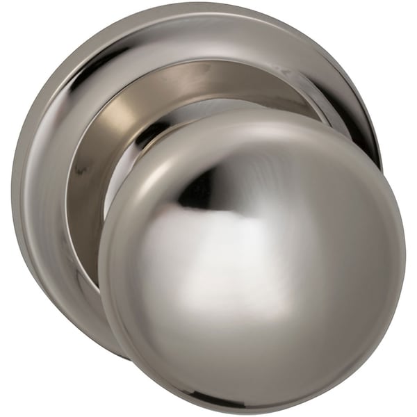 Knob with 2-5/8" Rose Single Dummy Bright Brass 442