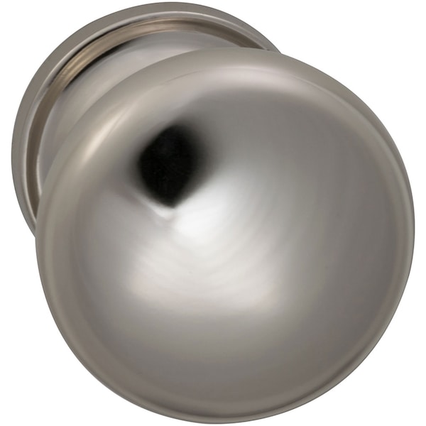 Knob with 1-3/4" Rose Single Dummy Bright Brass 442