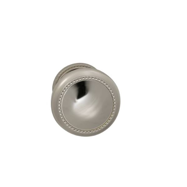 Knob with 1-3/4" Rose Single Dummy Bright Nickel 443