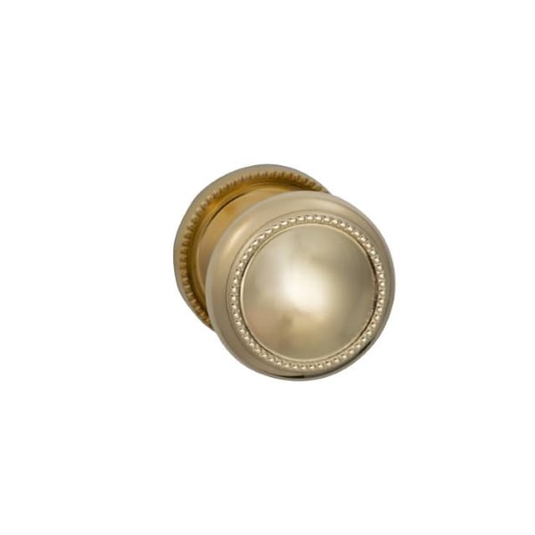 Knob 2-3/16" Rose Pass 2-3/8" BS T 1-3/8" Doors ULQ Bright Brass 443