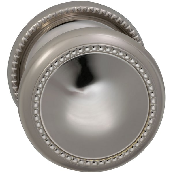 Knob with 2-3/16" Rose Single Dummy Bright Brass 443