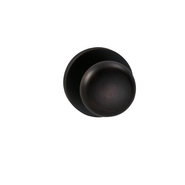 Knob Modern Rose Priv Knob 2-3/4" BS Full Lip Strike Tuscan Bronze 458