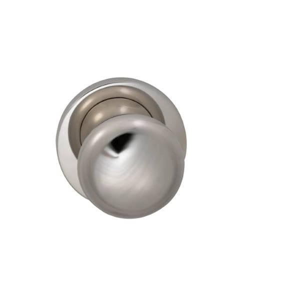 Knob Modern Rose Pass Knob 2-3/4" BS T Strike Bright Nickel 458