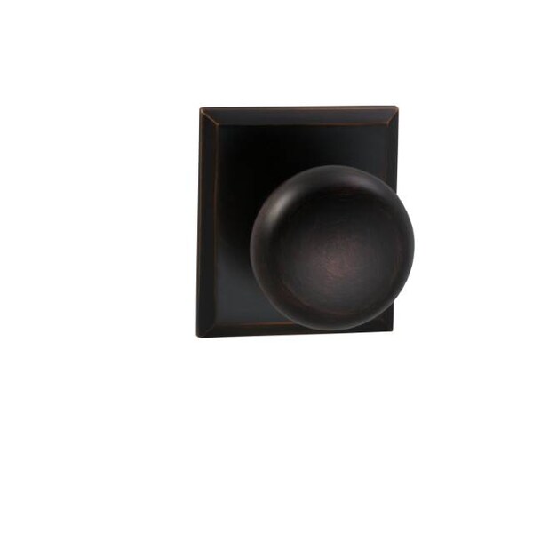 Knob Rectangular Rose Pass Knob 2-3/4" BS T Strike Tuscan Bronze 458
