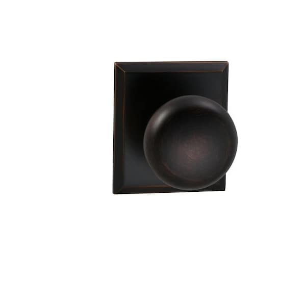 Knob Rectangular Rose Priv Knob 2-3/8" BS Full Lip Tuscan Bronze 458