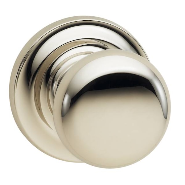 Knob Traditional Rose Pass Knob 2-3/4" BS T Strike Bright Nickel 458