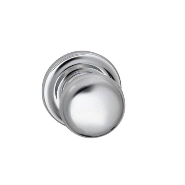 Knob Traditional Rose Priv Knob 2-3/4" BS T Strike Bright Chrome 458