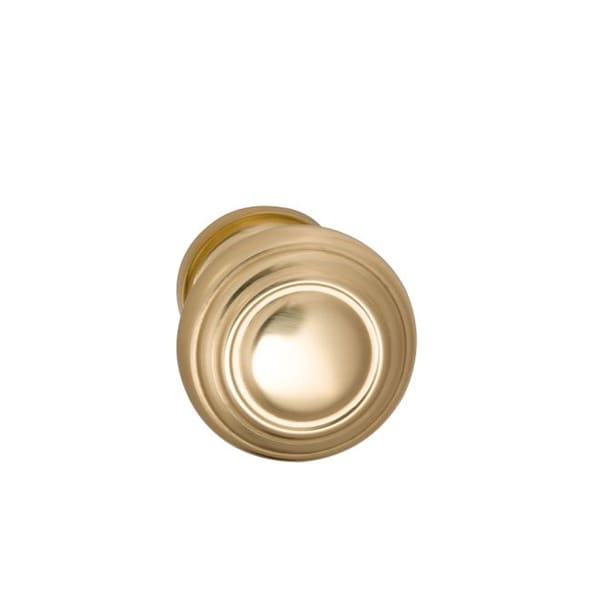 Knob 1-3/4" Rose Pass 238BS Full Lip 1-3/8" Doors Bright Brass 472