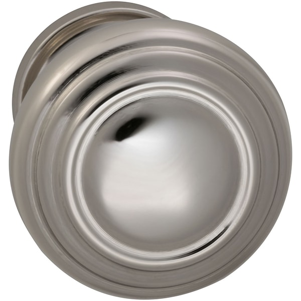 Knob with 1-3/4" Rose Single Dummy Bright Brass 472