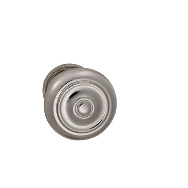 Knob 1-3/4" Rose Pass 2-3/4" BS Full Lip 1-3/8" Doors BR NKL 473