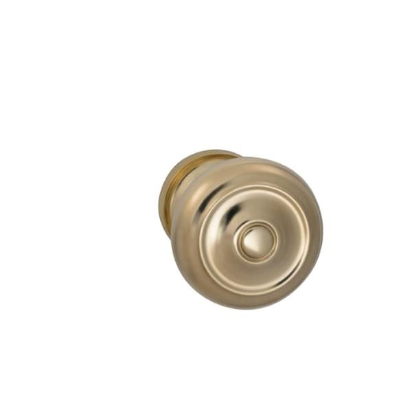 Knob 1-3/4" Rose Pass 2-3/8" BS T 1-3/4" Doors ULQ Bright Brass 473