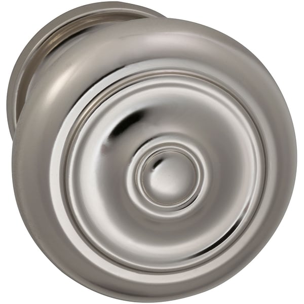 Knob with 1-3/4" Rose Single Dummy Bright Brass 473