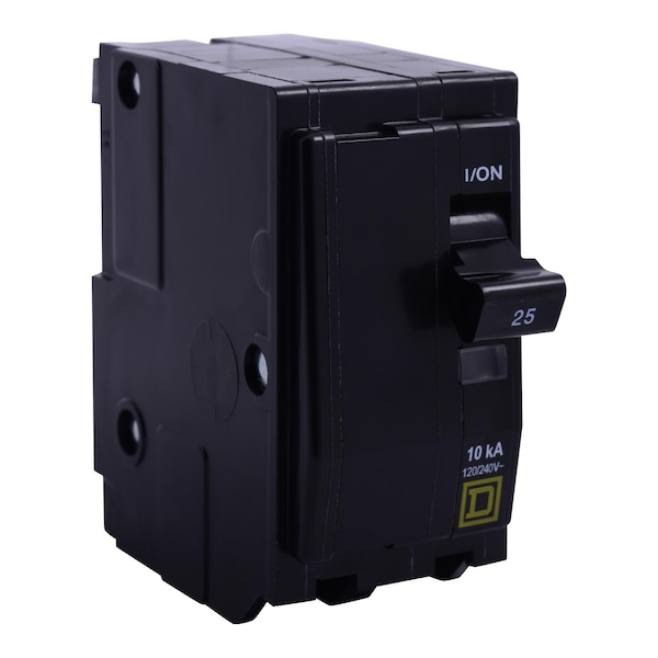 Miniature Circuit Breaker, QO Series, 20A, 2 Pole, 600V AC, 10kA at 120/240V AC