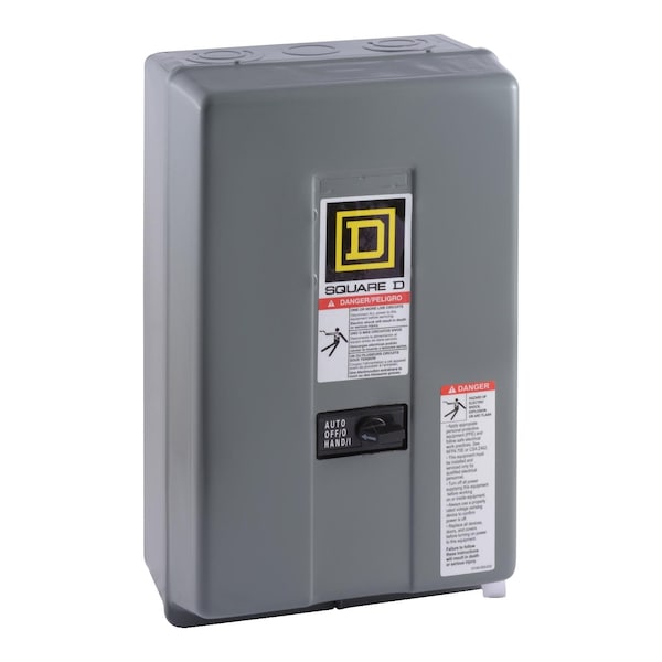 Contactor, Type LX multipole lightling, mechanically held, 30A, 4 pole, 600V, 110/120VAC 50/60Hz coil, NEMA 1