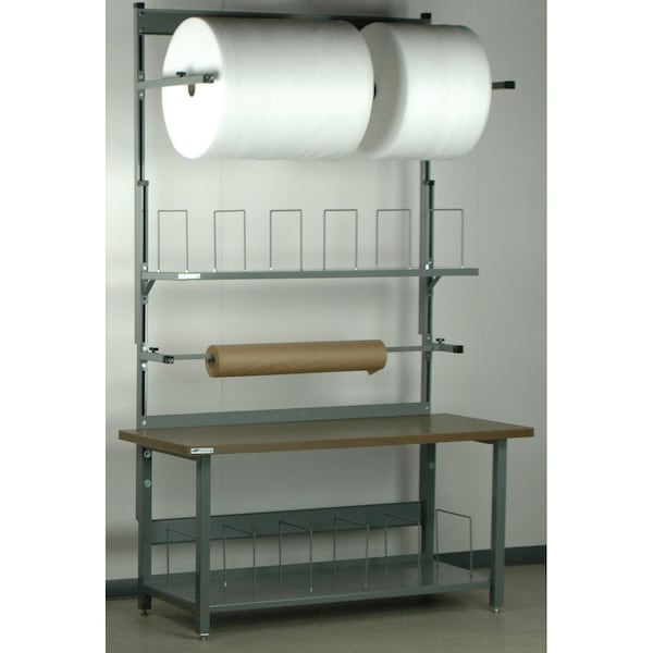 Double Deck Packing Work Bench, 60" W, 1000 lb.