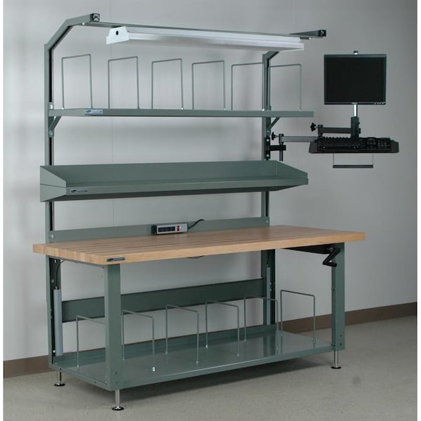 Hand Crank Packing Work Bench, 96" W, 1000 lb.