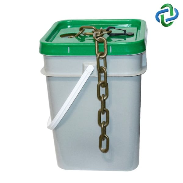 Khacki Gold Plastic Chain Pail 1"(#4, 25