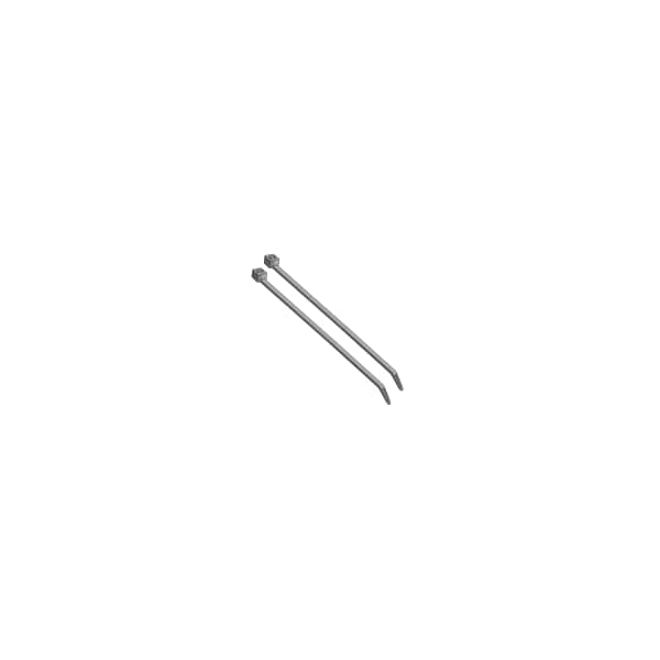 Cable Tie, 11-1/2 in L, 36 in Max Bundle Dia., Black, Nylon 6/6, 50 lb Strength, 100 PK