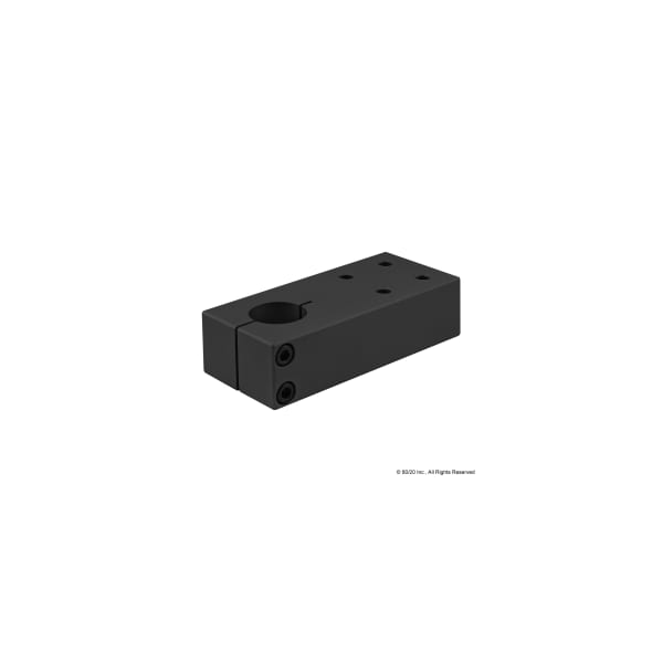 Sgl Shaft Pre Drilled Mount Plate, 1" Dia