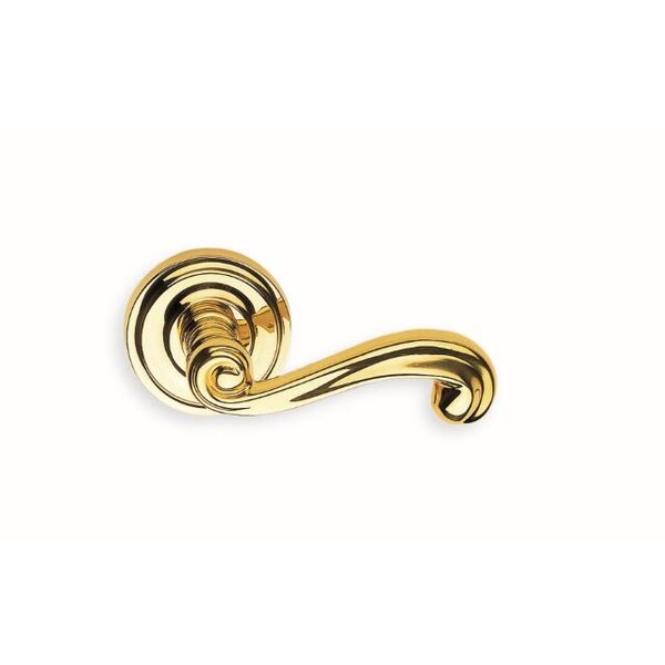 RH 55 Lever 2-5/8" Rose Single Dmy Concealed Screws Bright Brass