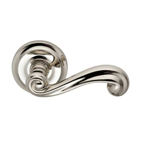 Right Hand 55 Lever with 2-5/8" Rose Single Dummy Bright Nickel