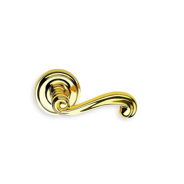 LVR 2-3/16" Rose Pass 2-3/4" BS Full Lip 1-3/8" Doors Bright Brass 55