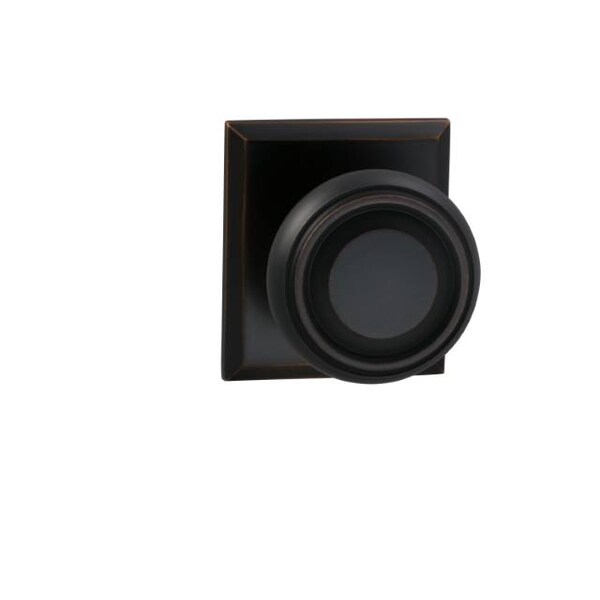 Single Dummy 565 Knob with Rectangular Rose Tuscan Bronze